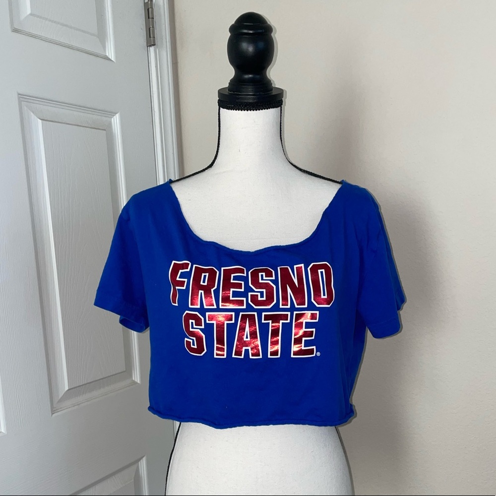 Victoria’s Secret PINK FRESNO STATE CROP TOP